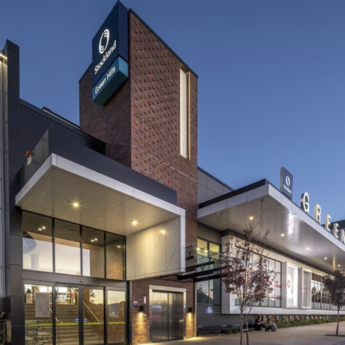 Exterior of shopping centre